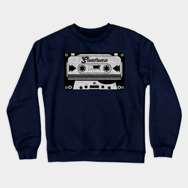 santana cassette Crewneck Sweatshirt by LDR PROJECT